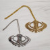 CAR HANGING - PLASTIC KHANDA (SILVER AND GOLDEN) - 2 OPTIONS