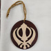 CAR HANGING - WOODEN KHANDA - 5 OPTIONS