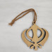 CAR HANGING - WOODEN KHANDA - 5 OPTIONS