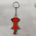 KEYRING - PLASTIC KHANDA (3 COLOUR OPTIONS)