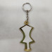 KEYRING - PLASTIC KHANDA (3 COLOUR OPTIONS)