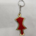 KEYRING - PLASTIC KHANDA (3 COLOUR OPTIONS)