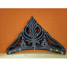 WALL HANGING HOOKS - KHANDA WITH TWO SWARDS- 5 KEY HOOKS 