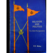 Religion and Politics: The Sikh Perspective