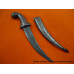 KIRPAN - 8 inche Artistic Kirpan with Silver Work and Stylish Curved Handle