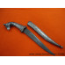 12 inche Artistic Kirpan with Silver Work and Horse Head Handle