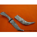 6.5 inche Artistic Kirpan with Khanda Etched on Sheathe