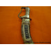 7 inche Artistic Kirpan with Chain Handle and "SINGH" etched on Sheathe