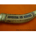 9.5 inche Artistic Kirpan with Chain Handle and "SINGH IS KING" etched on Sheathe
