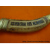 KIRPAN - 9.5 inche Artistic Kirpan with Chain Handle and "SINGH IS KING" etched on Sheathe