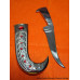 KIRPAN - 7 inch Artistic Steel Kirpan- Engravings and Studding
